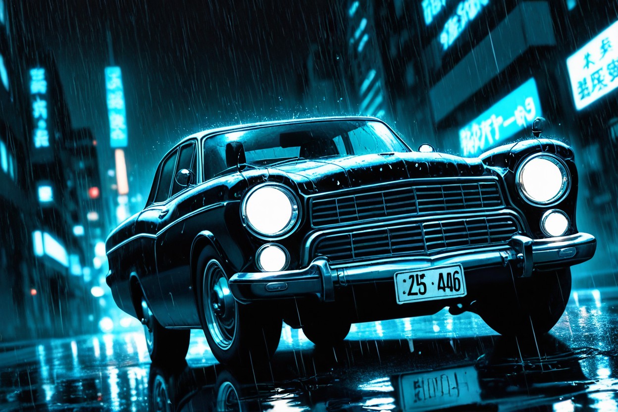 Night, Noir Lighting, Strong Motion Blur AI同性恋黄片