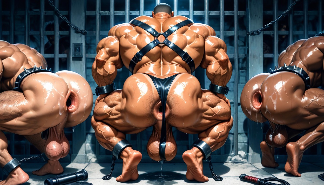 Anus, Massive Legs, Harness Porno IA Gay