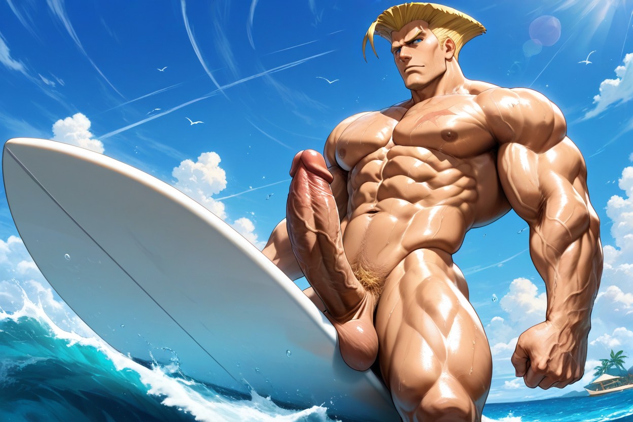 Hdr, Blue Sky, Blond Hair AI同性戀黃片