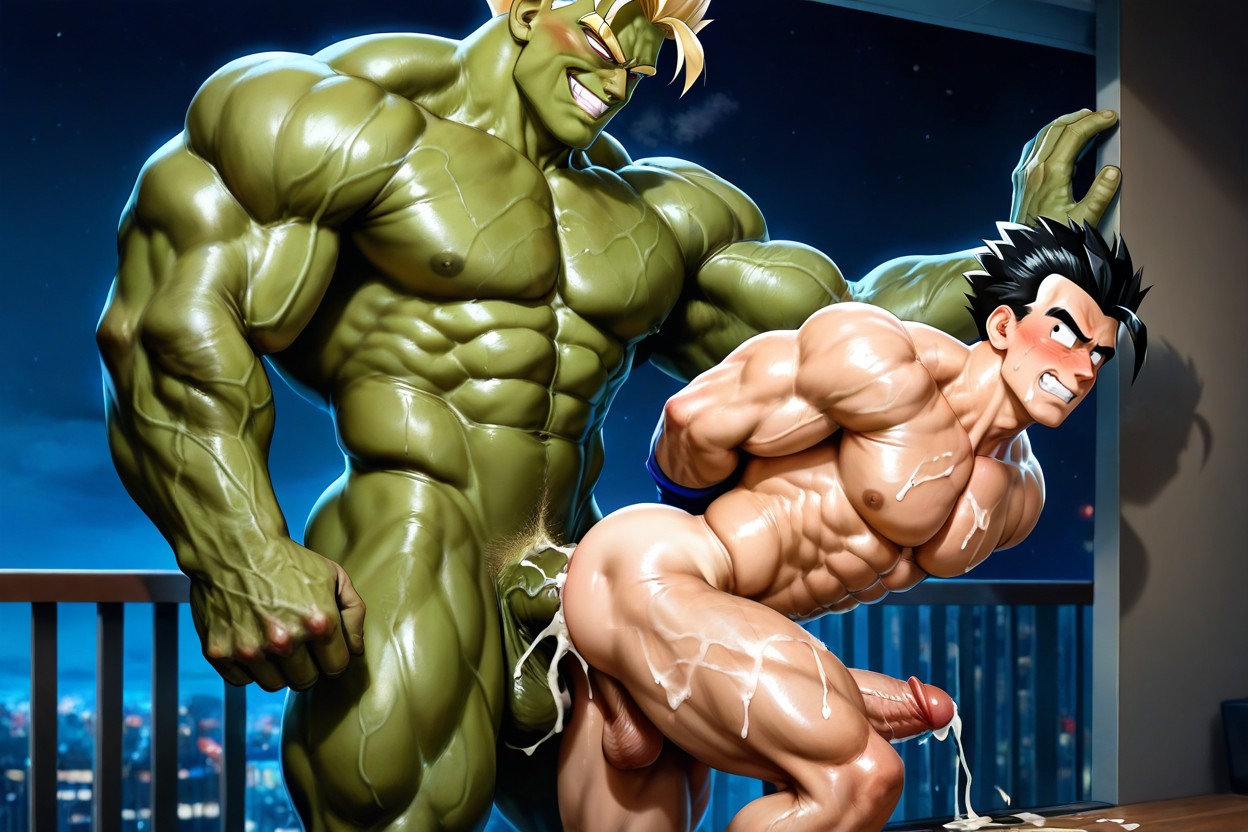 Realistic Lighting, Hands Tided Behind Back, Bottom Tan Skin Porno IA Gay