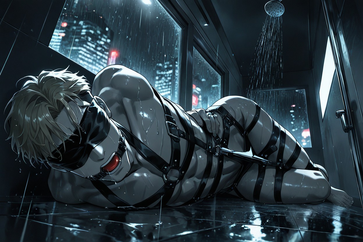 Wet Hair, Legs Bound, Naked AI同性恋黄片