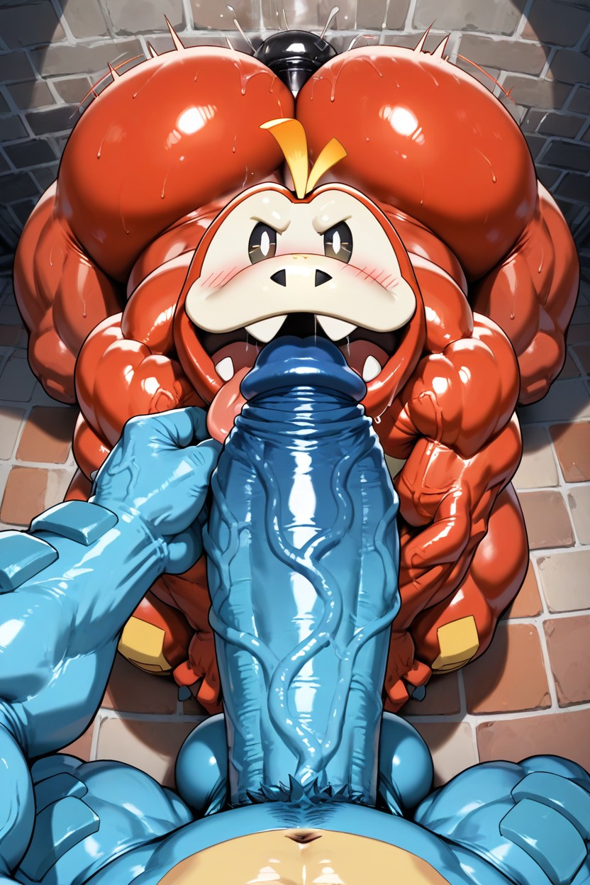 Long Fuecoco Cock, 阿嘿臉, Long Fuecoco Cock AI同性戀黃片