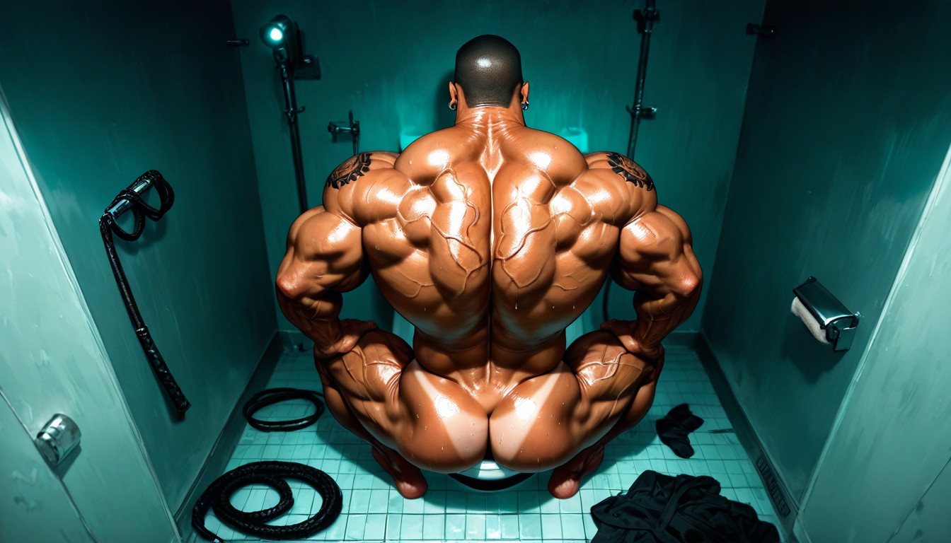 Veiny Legs, Detailed Muscles, Fesses À Bulles Porno IA Gay