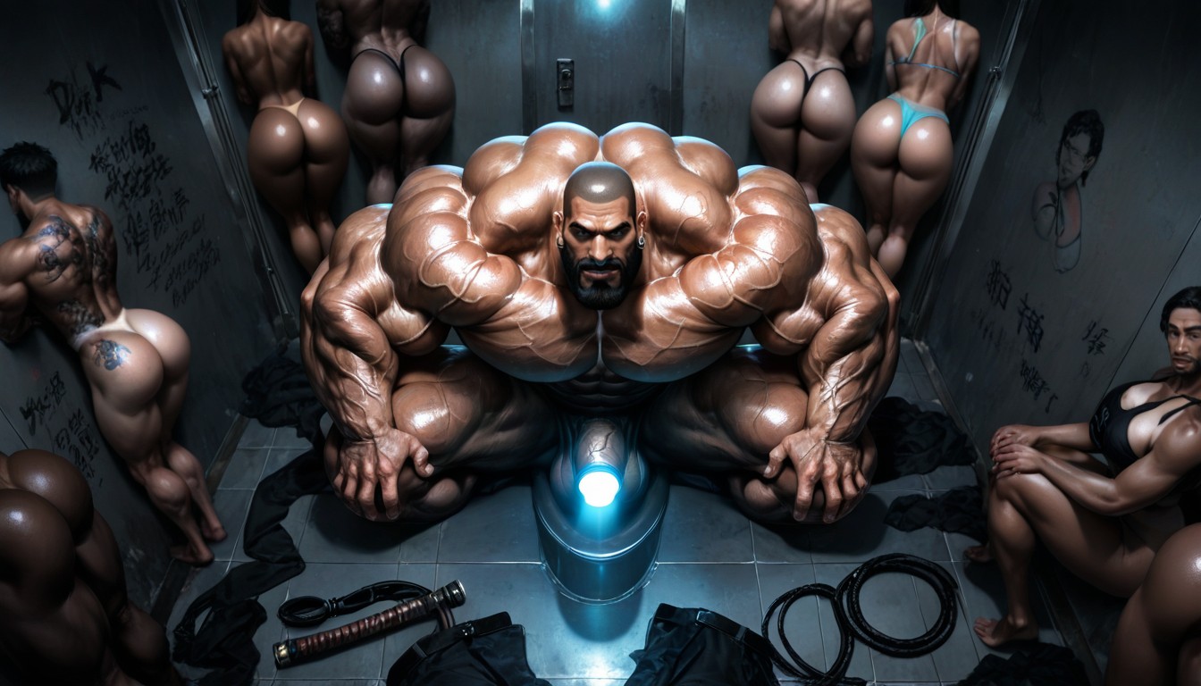Hyper Balls, Sitting Down On Toilet, Shaved Body AI同性戀黃片