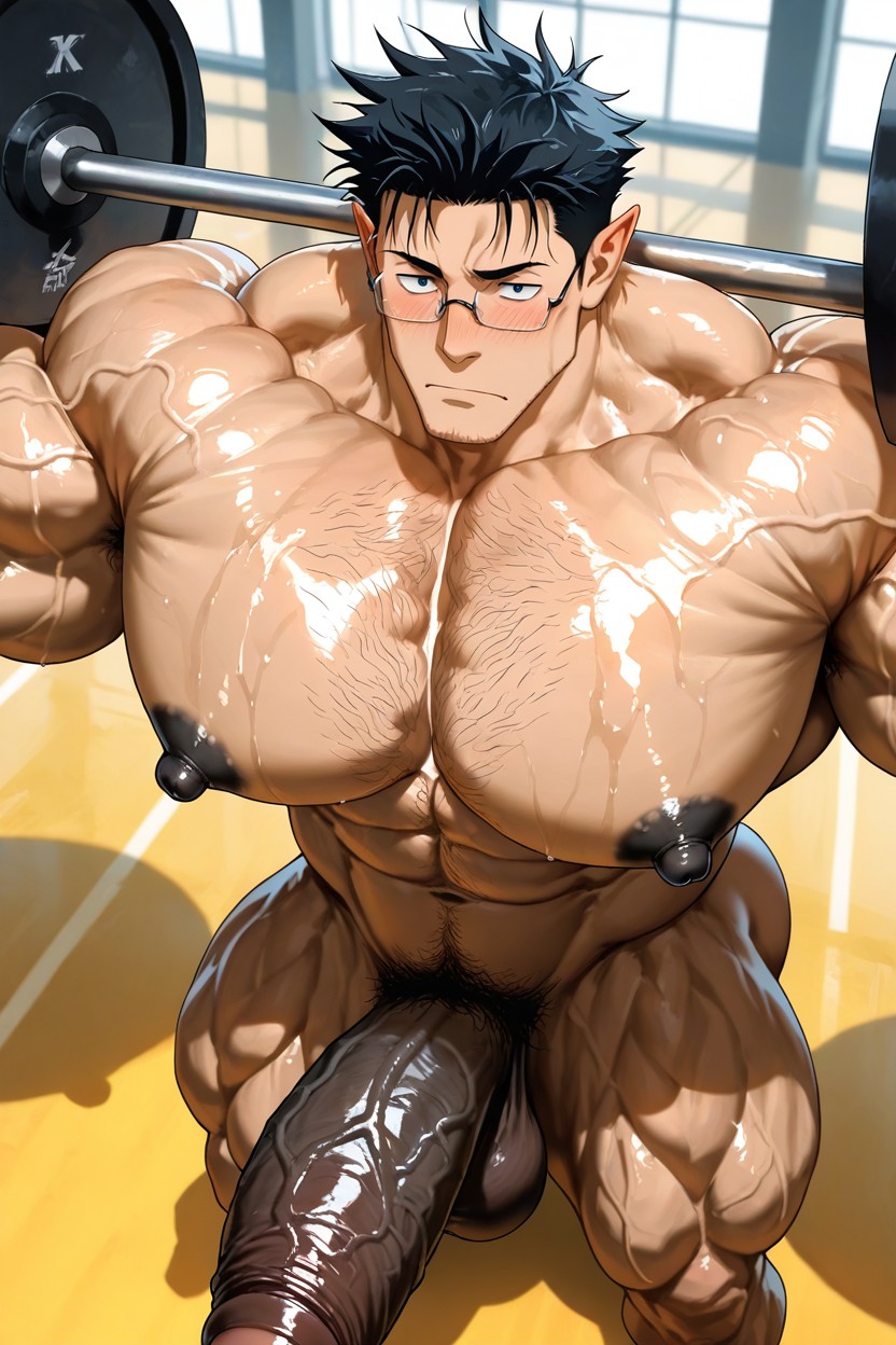 Hyper Nipples, Bodybuilders, Hairy Derierre AI同性恋黄片