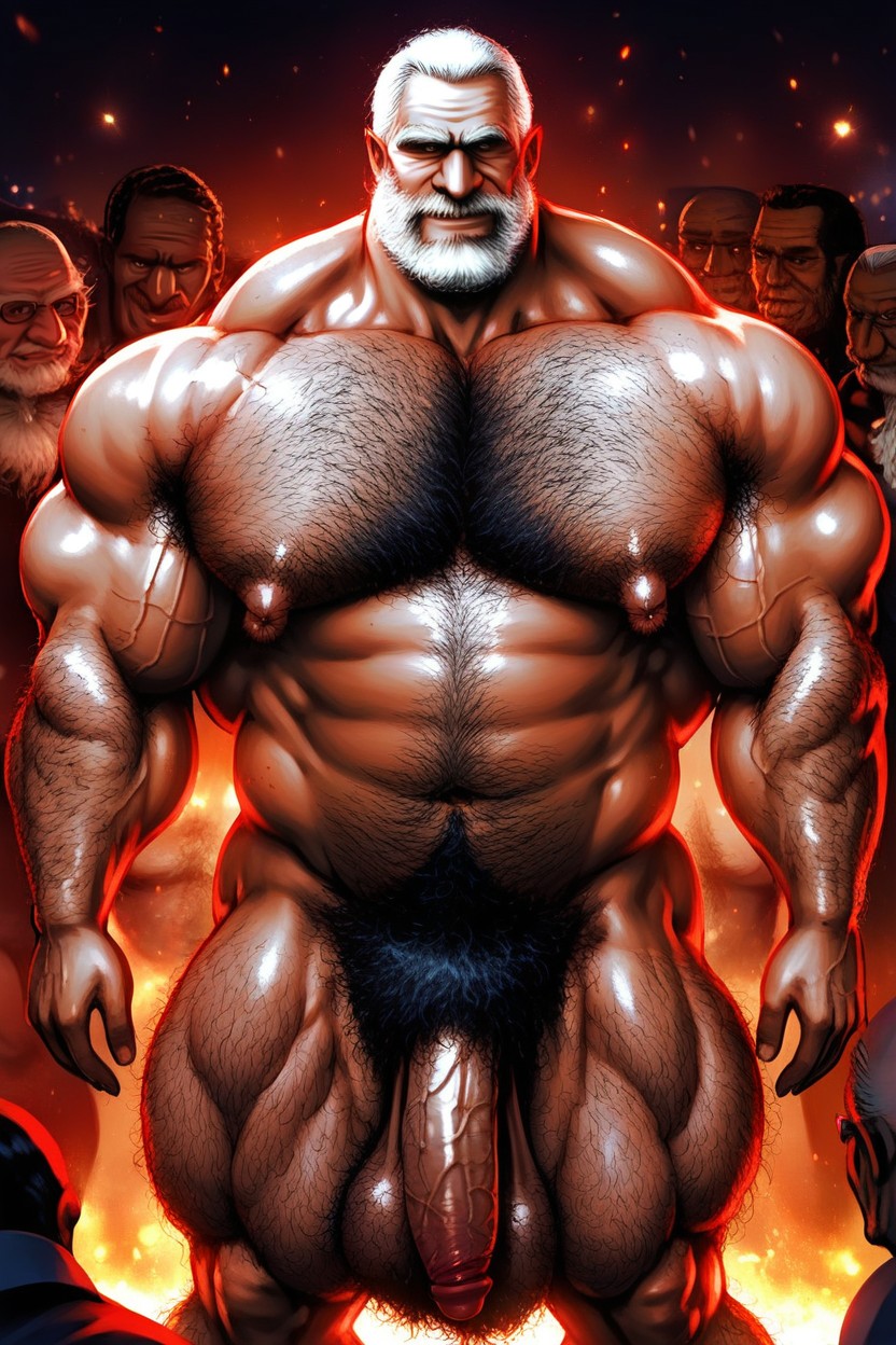 Excessive Hairy Chest, Highly Detailed, Hyper Hairy Navels AI同性戀黃片