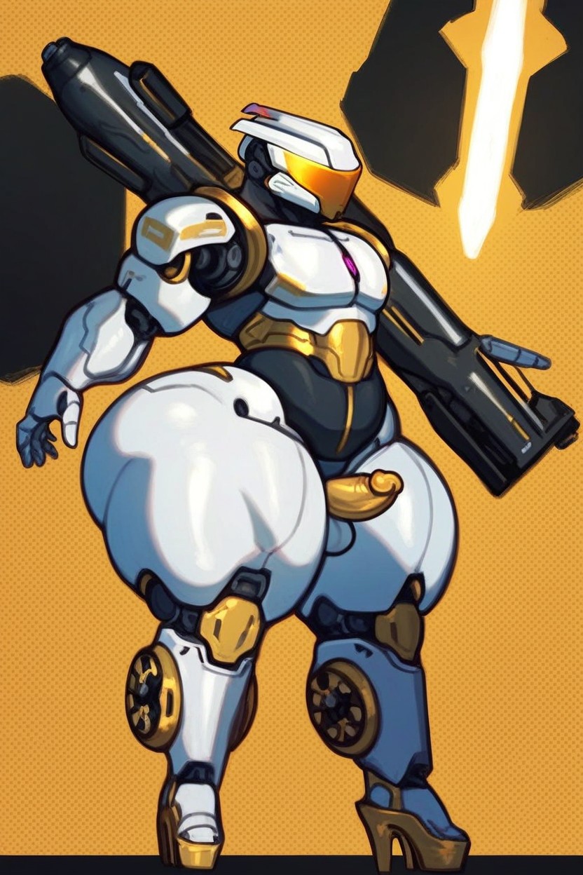 Legs Together, Standing, Golden Robot AI同性戀黃片