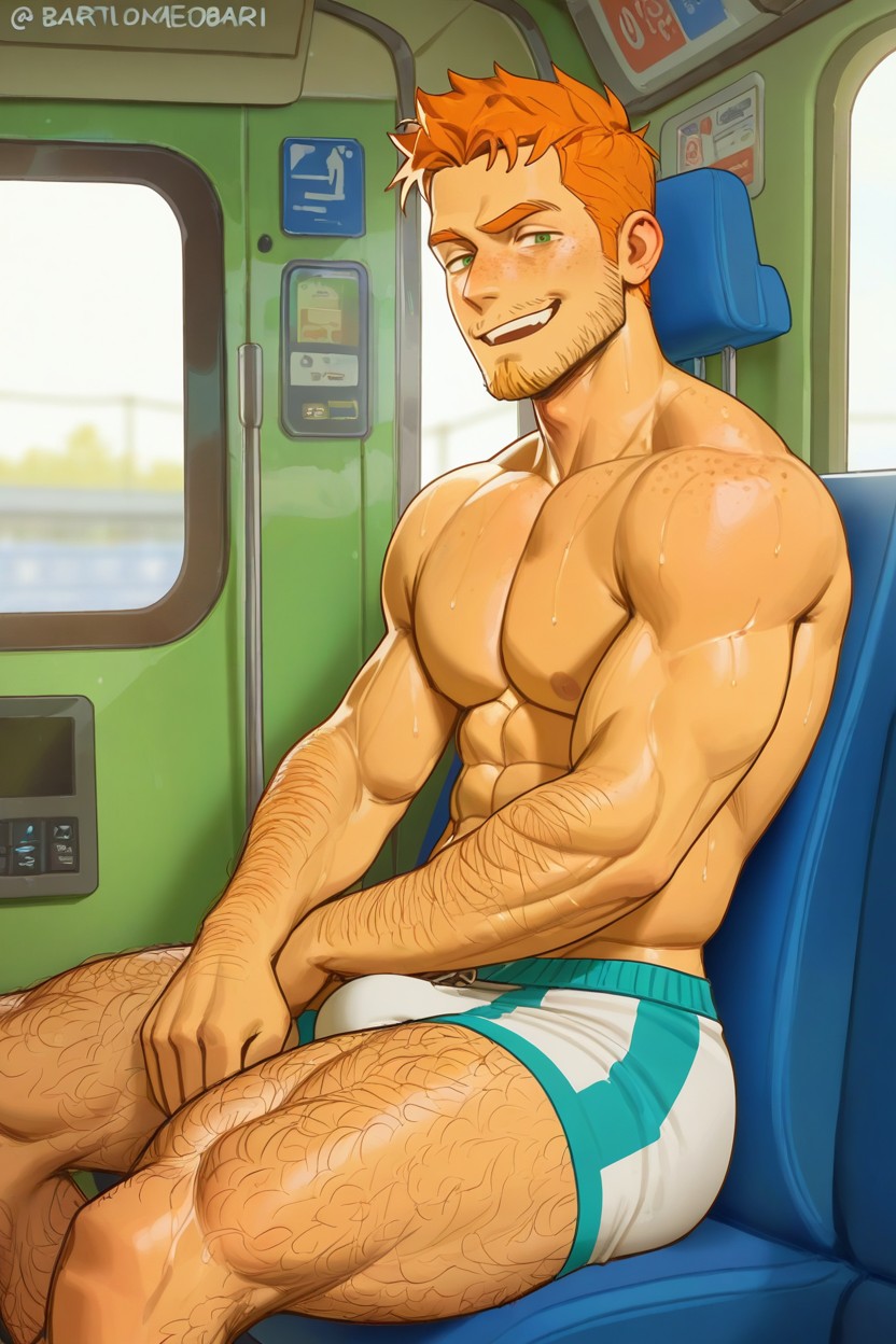 Petit, Nyuudles, Pecs Porno IA Gay