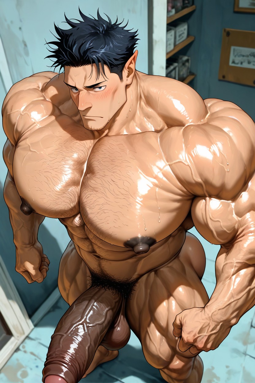Toji Fushiguro From Jujutsu Kaisen, Giant Penis, Sexy Porno IA Gay