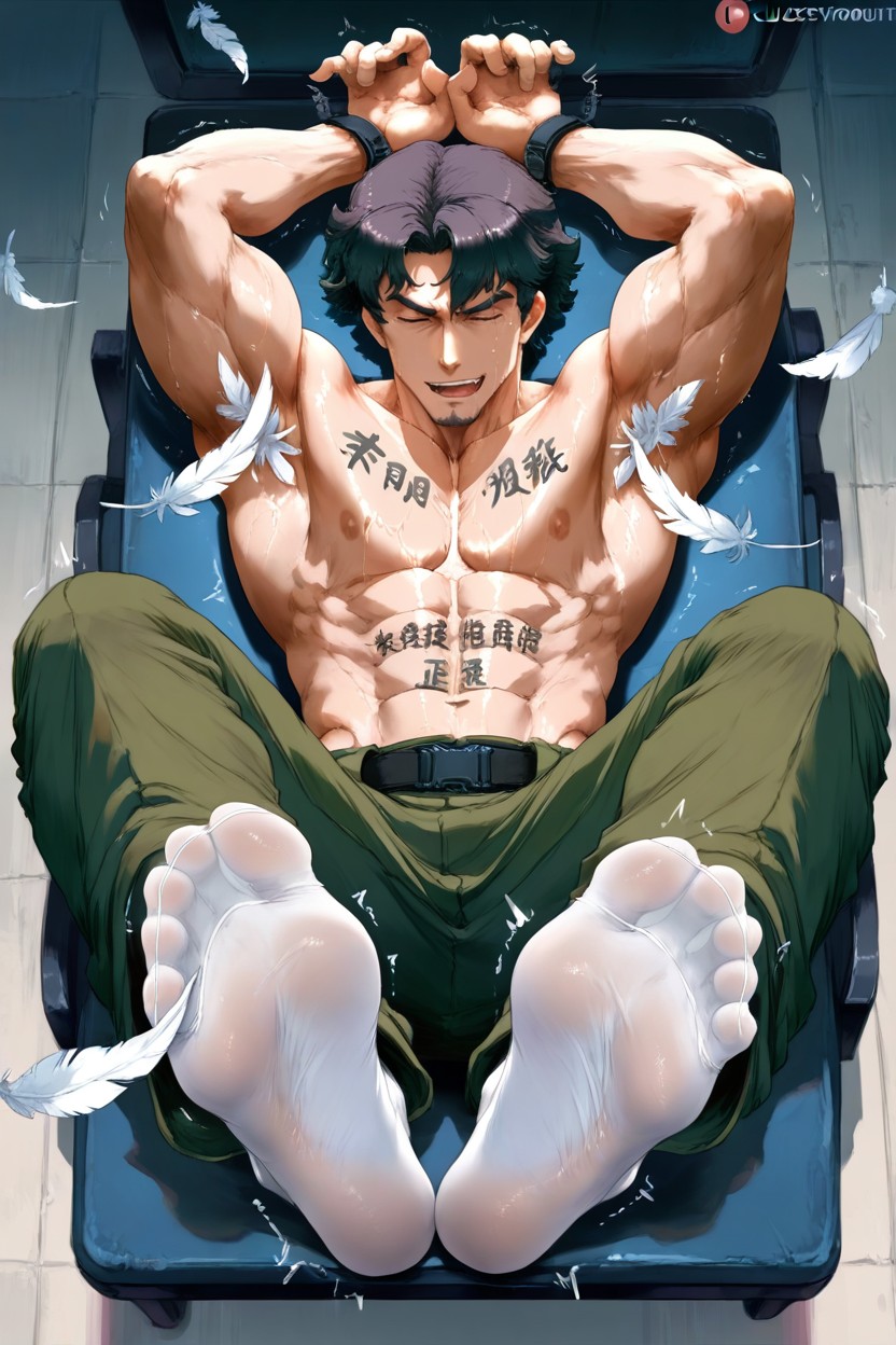 Hands Tickle Body, Hands Tickle Soles Of Feet, Fingers Scratch And Dig In To Middle Of His Arches Porno IA Gay