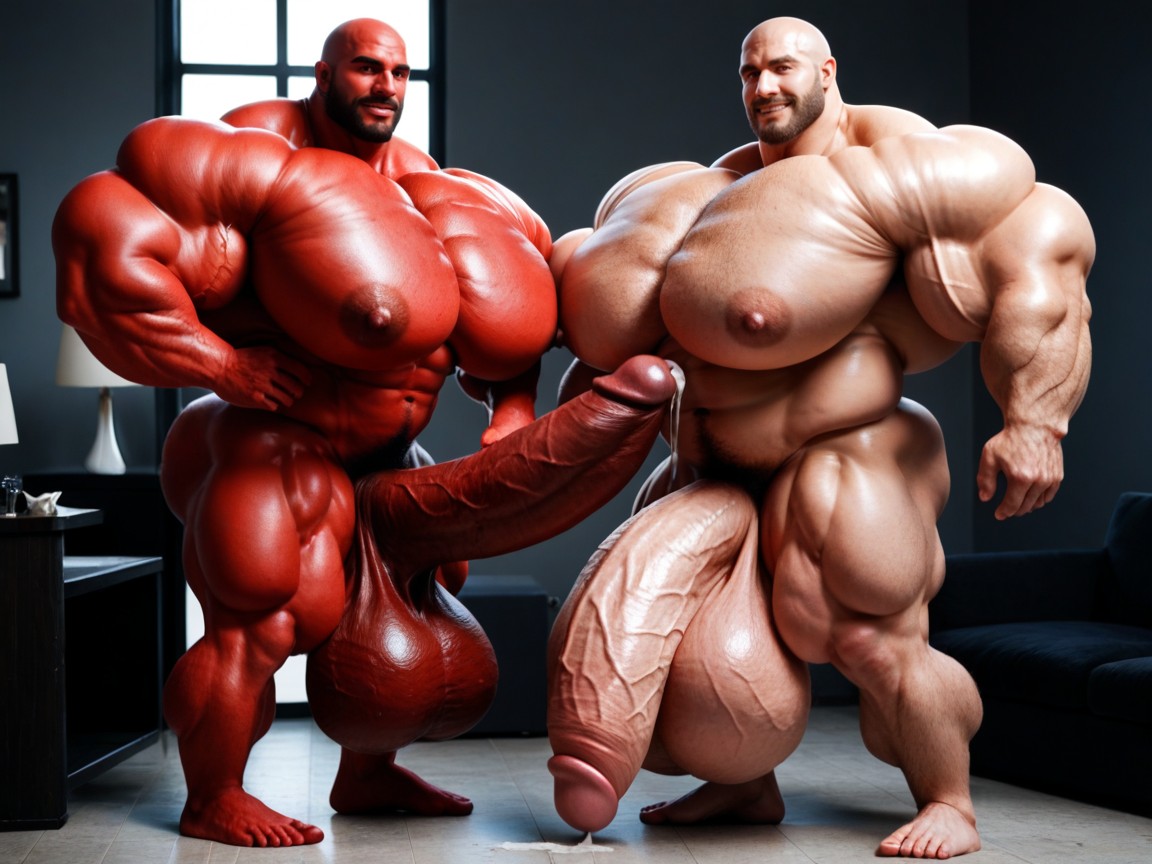 Balls Bigger Than Human, At Empty Storage, 혀 내밀기 게이 AI 포르노