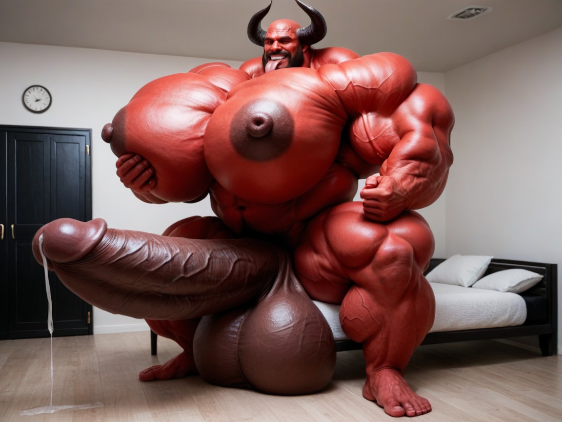 On Steroids, 2人, Oversized Hyper Gigantic Penis ゲイAIポルノ