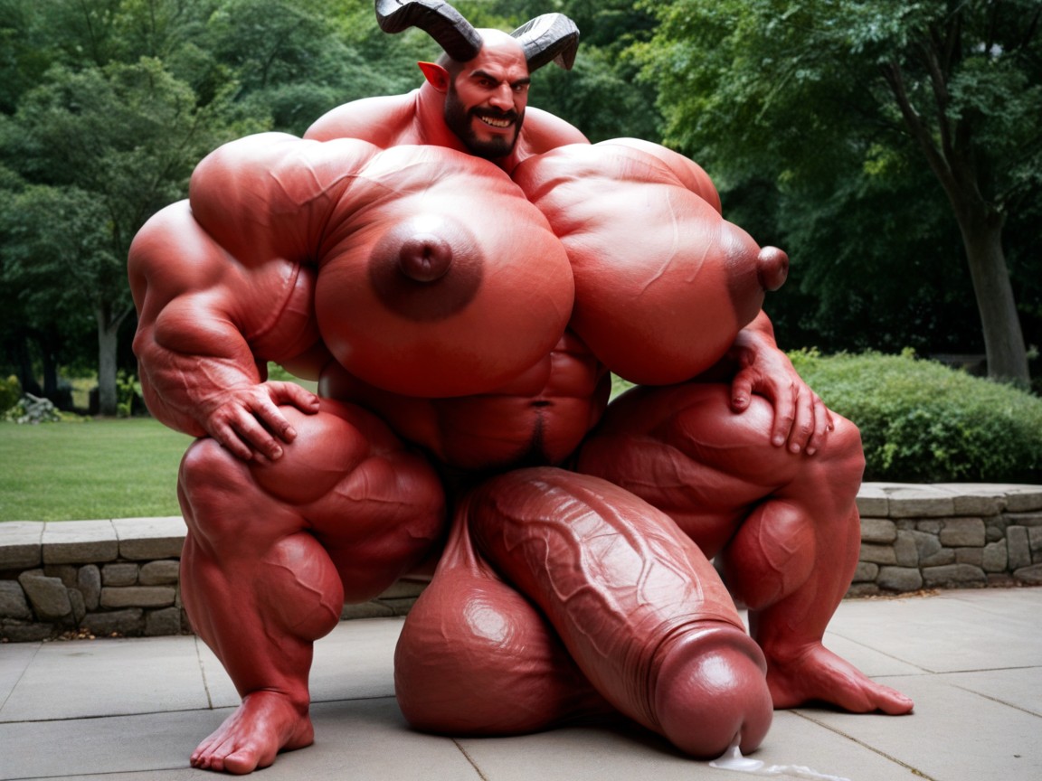Extreme Hyper Testicles, Hyper Cock, Obsessive Growth ゲイAIポルノ