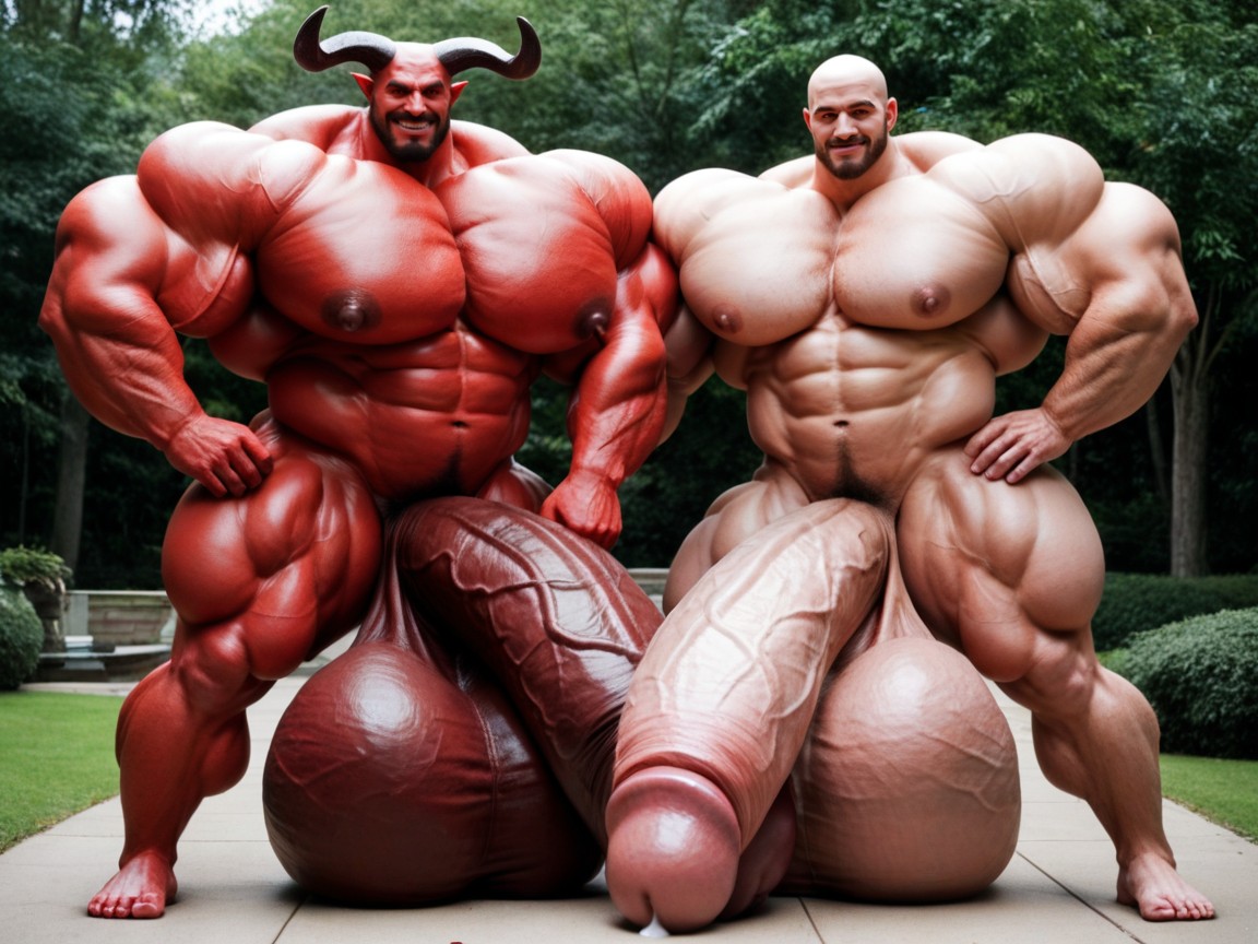 Obese, Obsessive Growth, Hyper Muscle ゲイAIポルノ