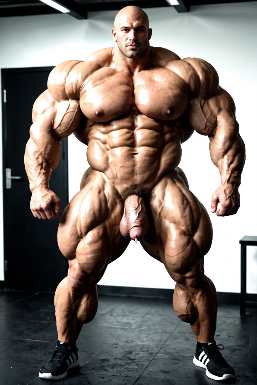 Puffy, Oversized Hyper Gigantic Muscles, Hyper Taut Cock AI同性戀黃片