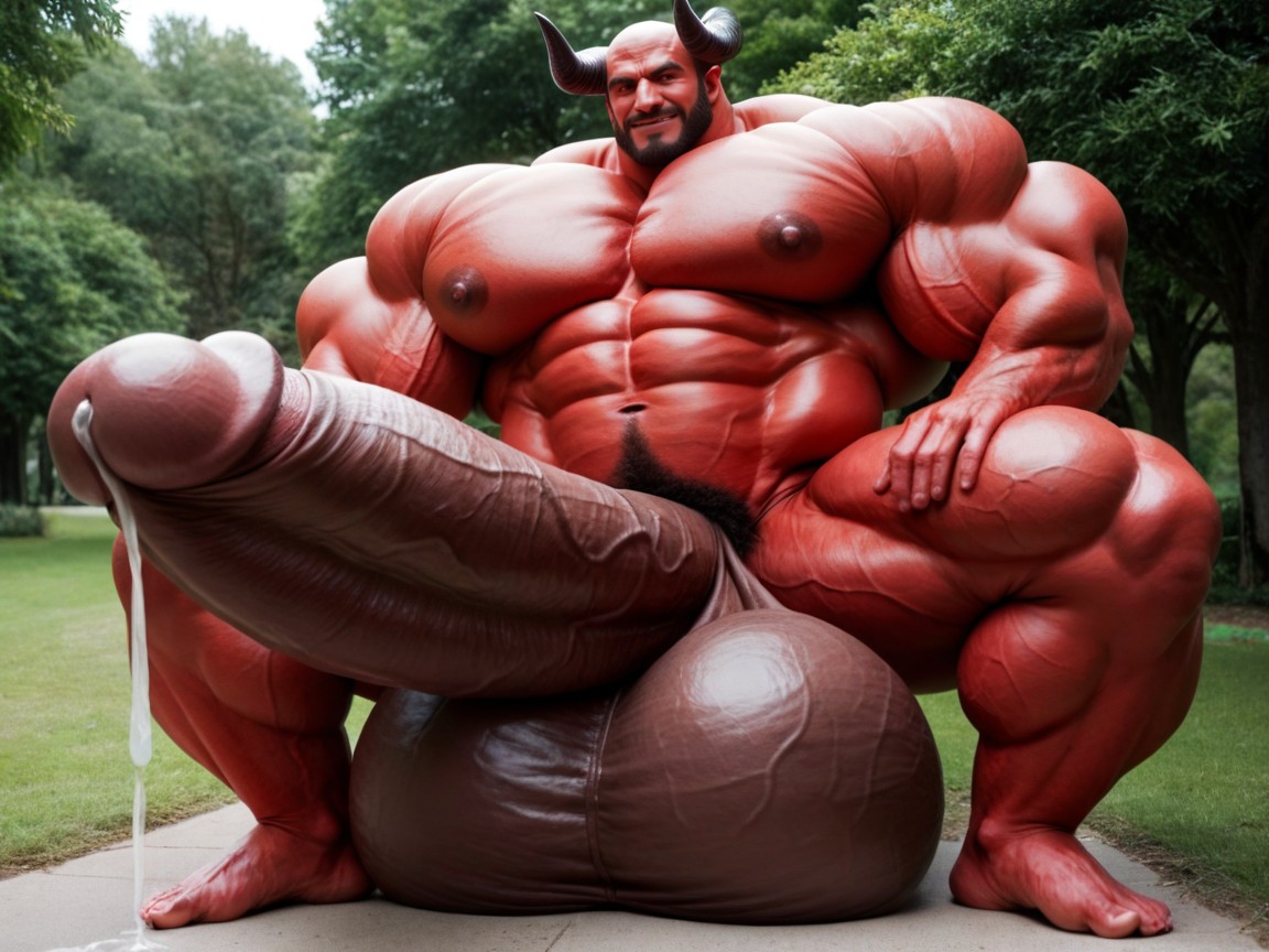 Insane Muscle Growth, Massive Muscles, 2 Personnes Porno IA Gay