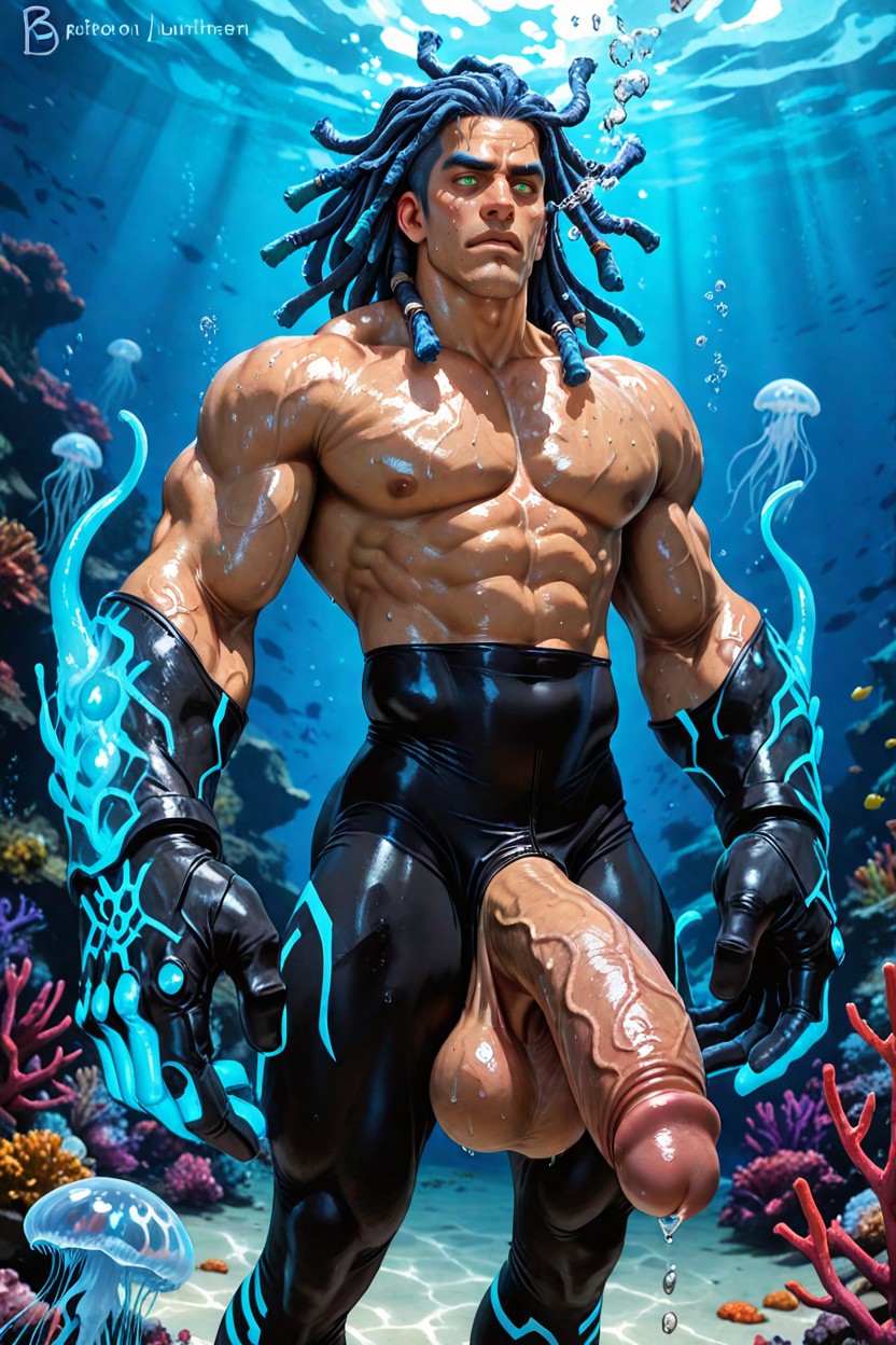 Wind In Hair, Coral Reef, Huge Fingers Pornografia gay com IA