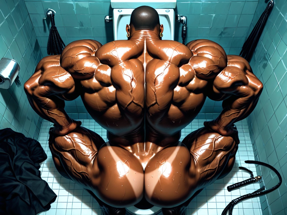Handsome, Arabic Man, Bodybuilder AI同性恋黄片