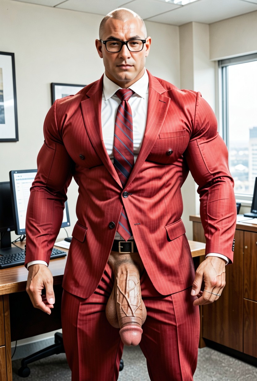 Form Fitting Clothes, Buttoned Trousers, Hard Penis AI同性戀黃片