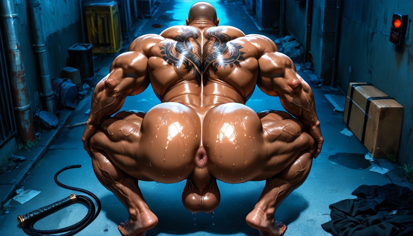 Tan Lines, Long Strong Neck, Veiny Legs AI Gay Porn