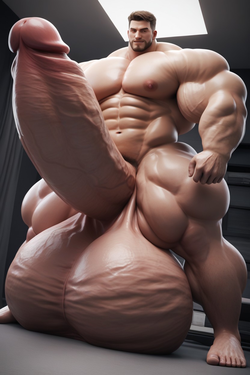 Extreme Hyper Balls, Extreme Hyper Testicles, Oversized Hyper Balls AI Gay Porn