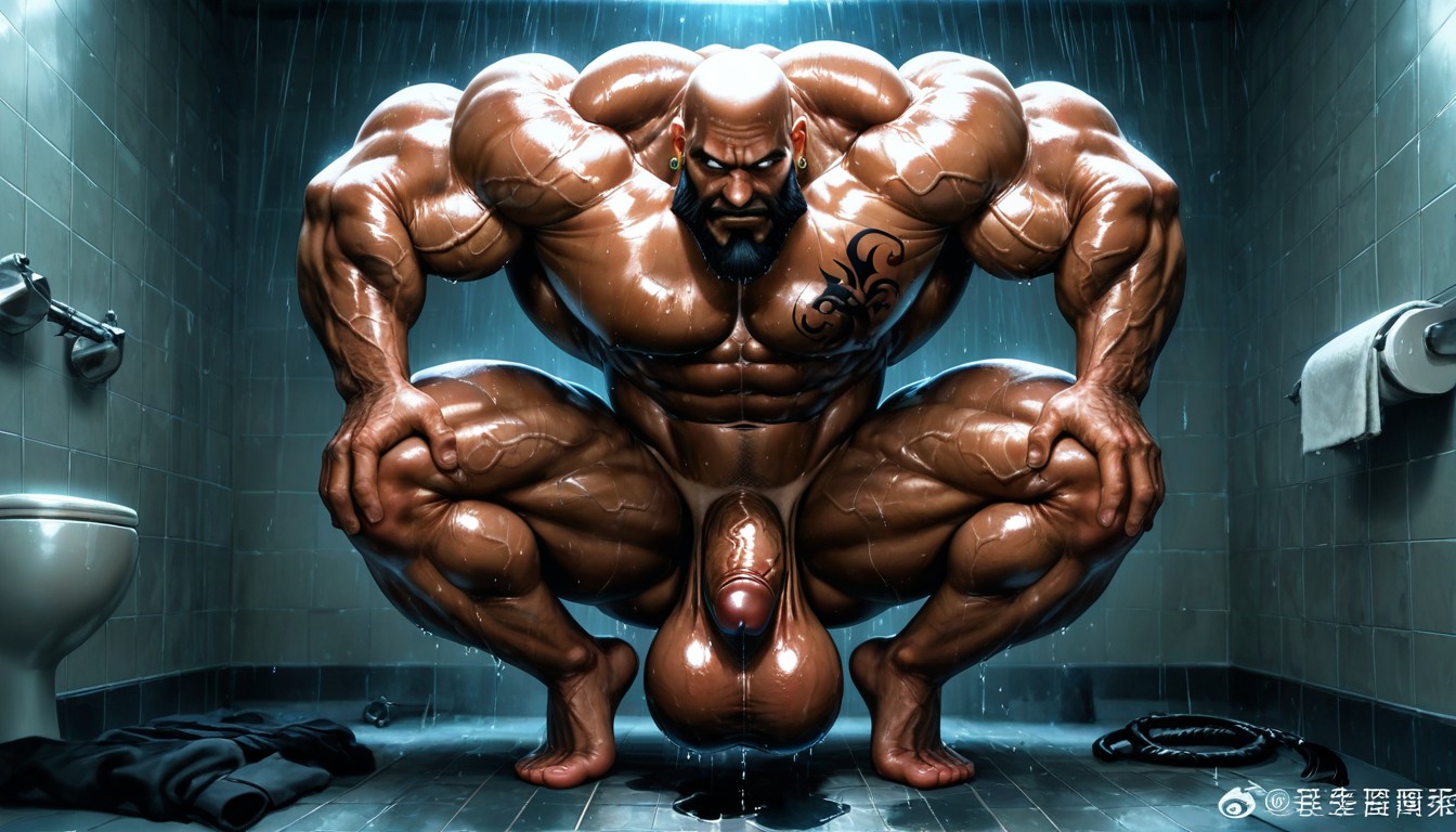 Darkness, Masculine, Hands On Knees ゲイAIポルノ