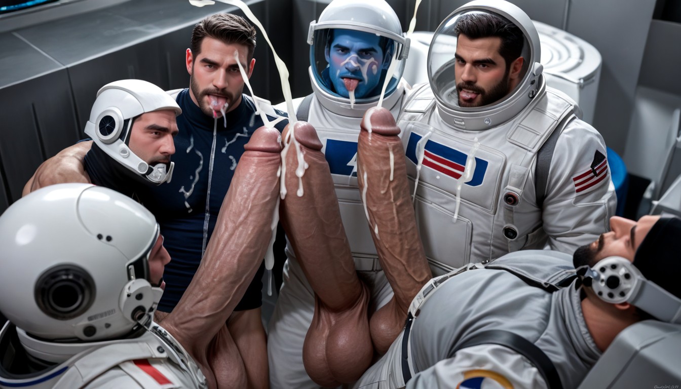 Frot, Bara, Circle Jerk AI Gay Porn