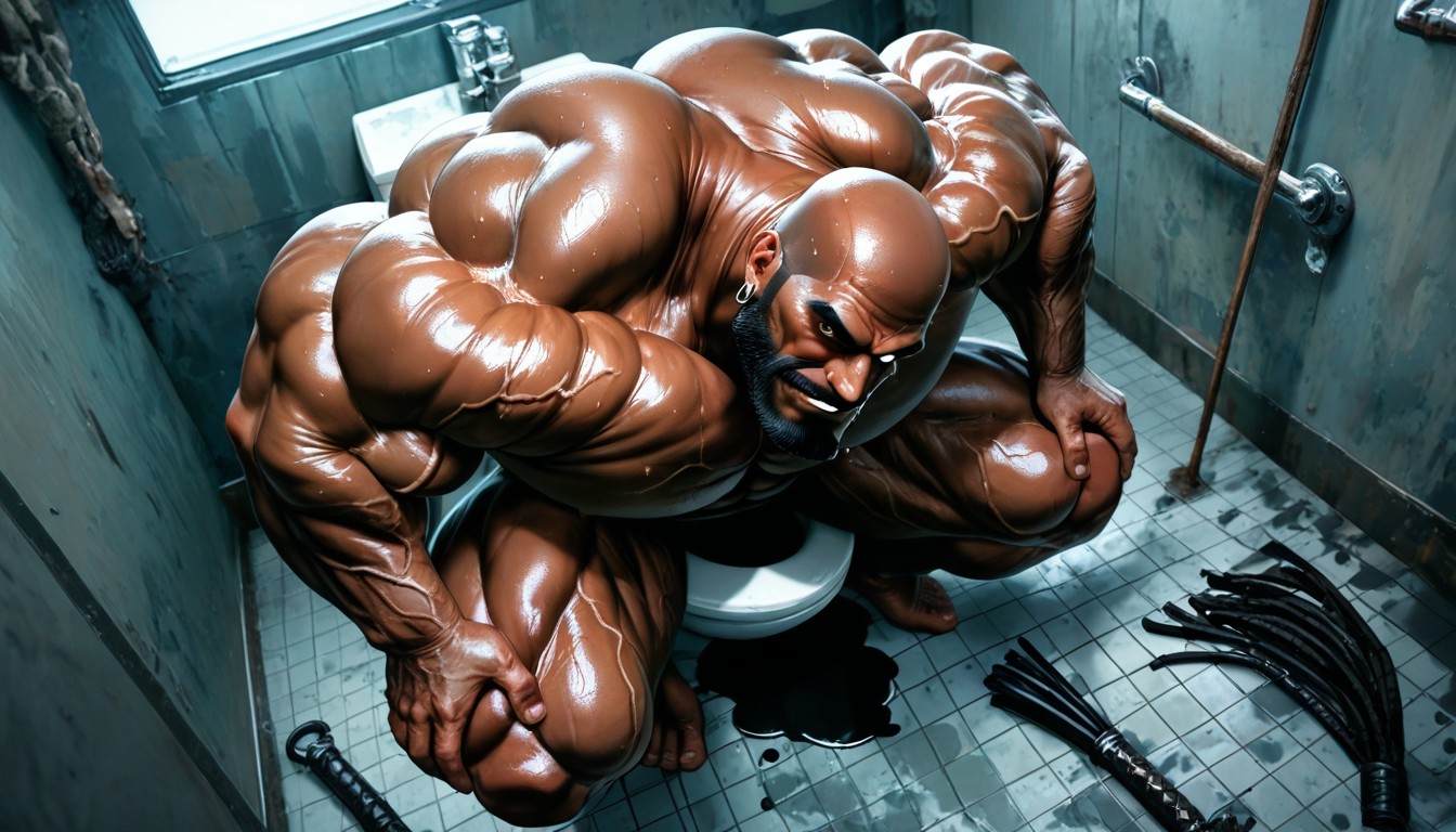Arabic Man, Tattoos, Big Lats ゲイAIポルノ