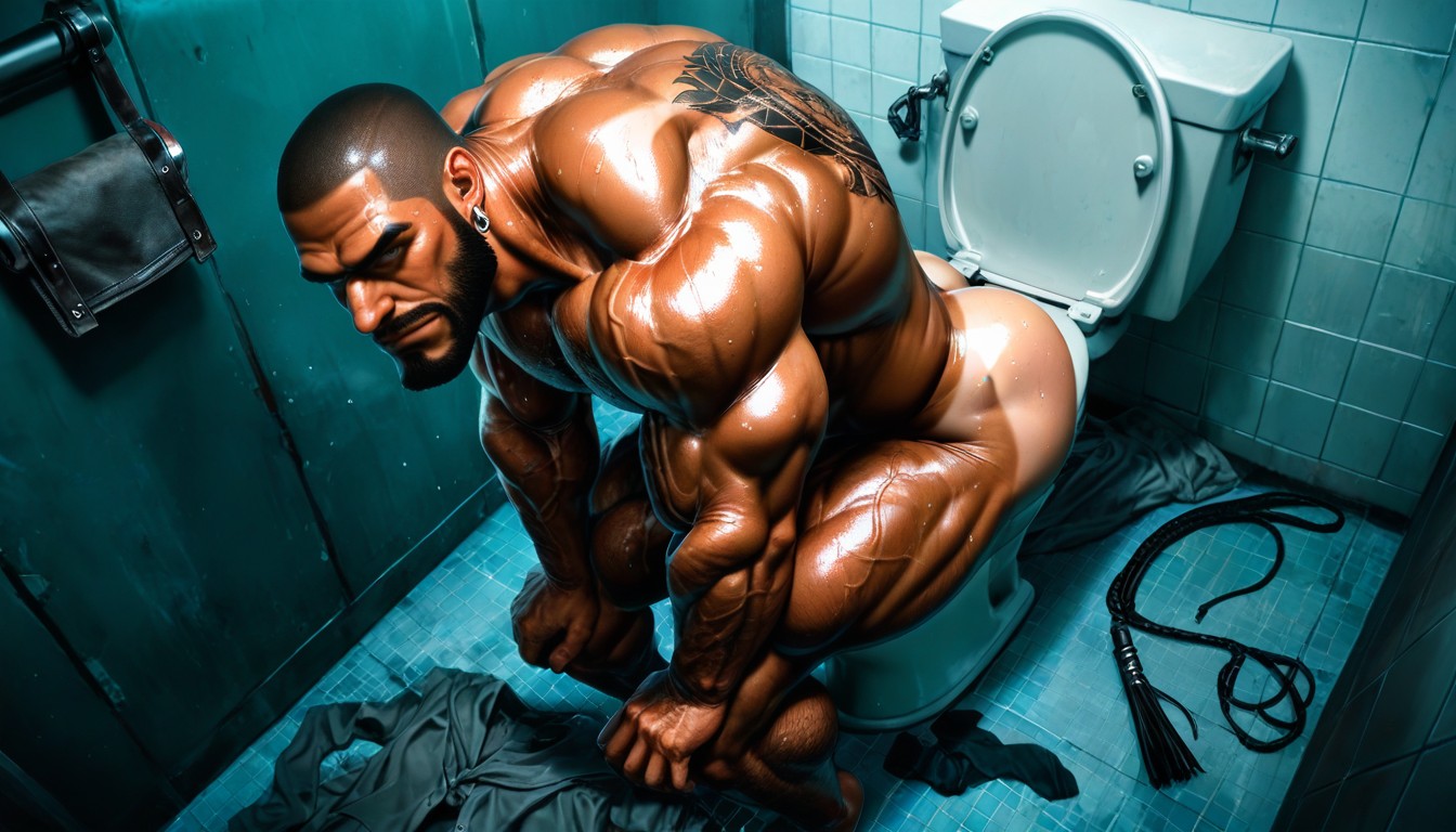 Detailed Realistic Image, Bodybuilder, Asshole AI同性戀黃片