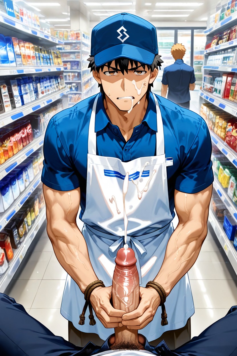 Shirou Emiya From Fate/stay Night, 2人, Arm Tied ゲイAIポルノ