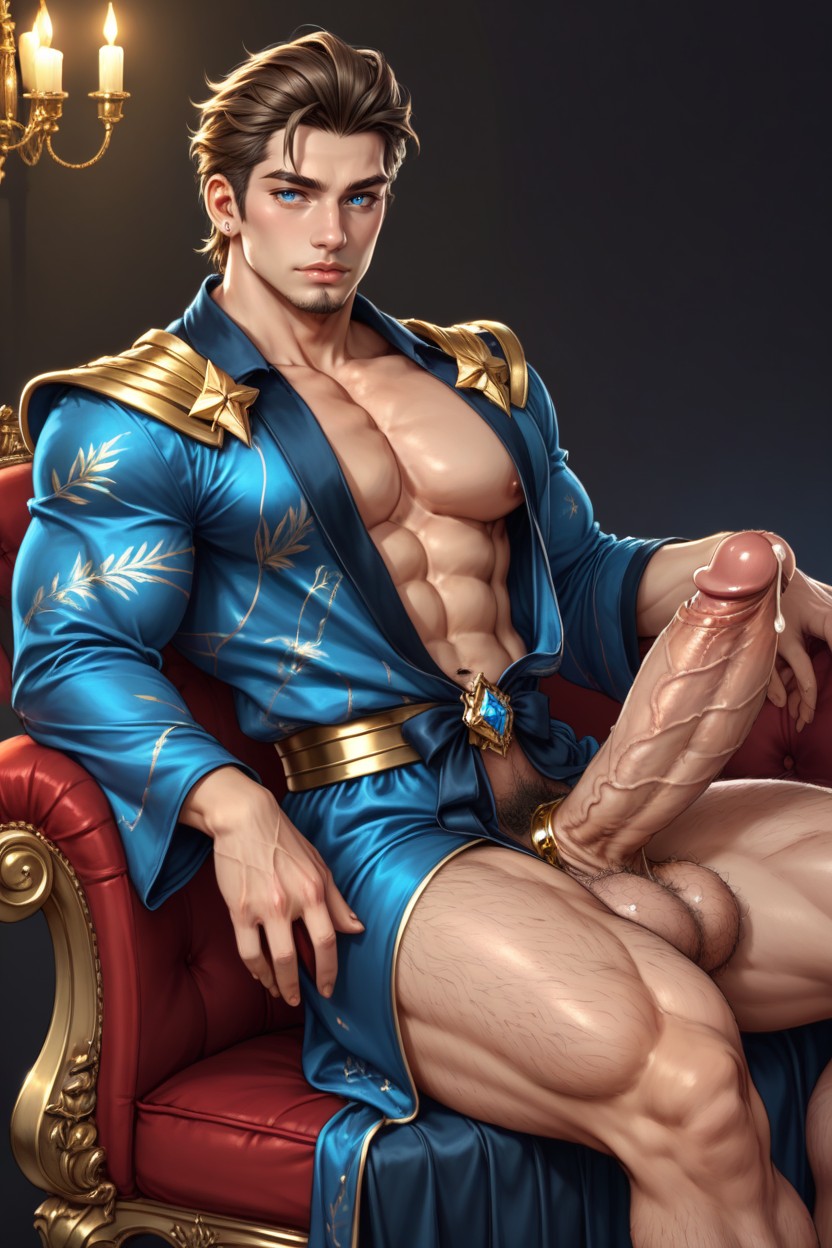 Octane Render, Hairy Thighs, Tuft Of Pubic Hair AI Gay Porn