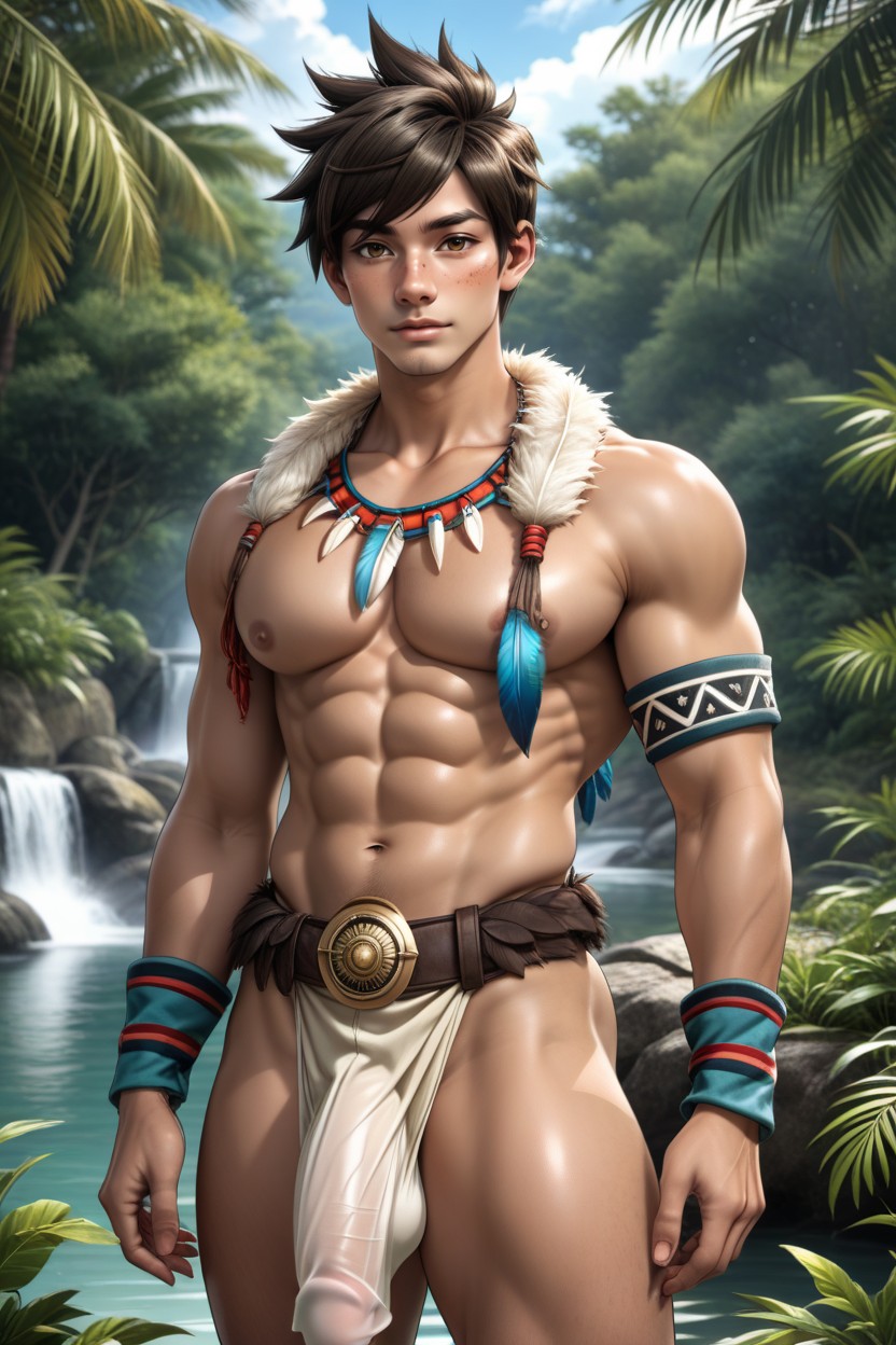 25+, Gay, War Paint ゲイAIポルノ