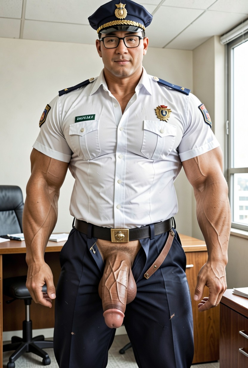 Myanmar Men, Black Belt, Huge Oversized Pecs AI同性戀黃片