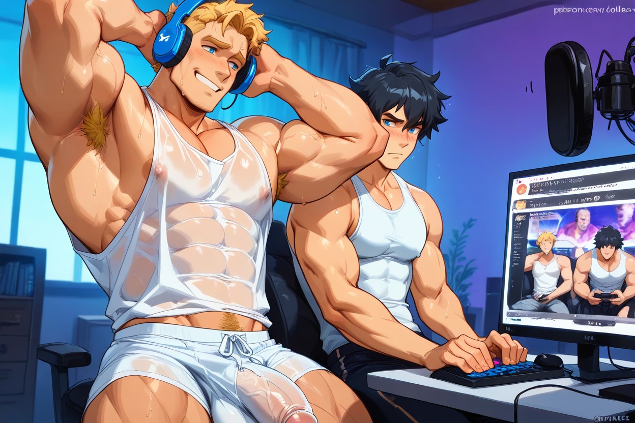 Sweating A Lot, Pink Nipples, Livestream Porno IA Gay