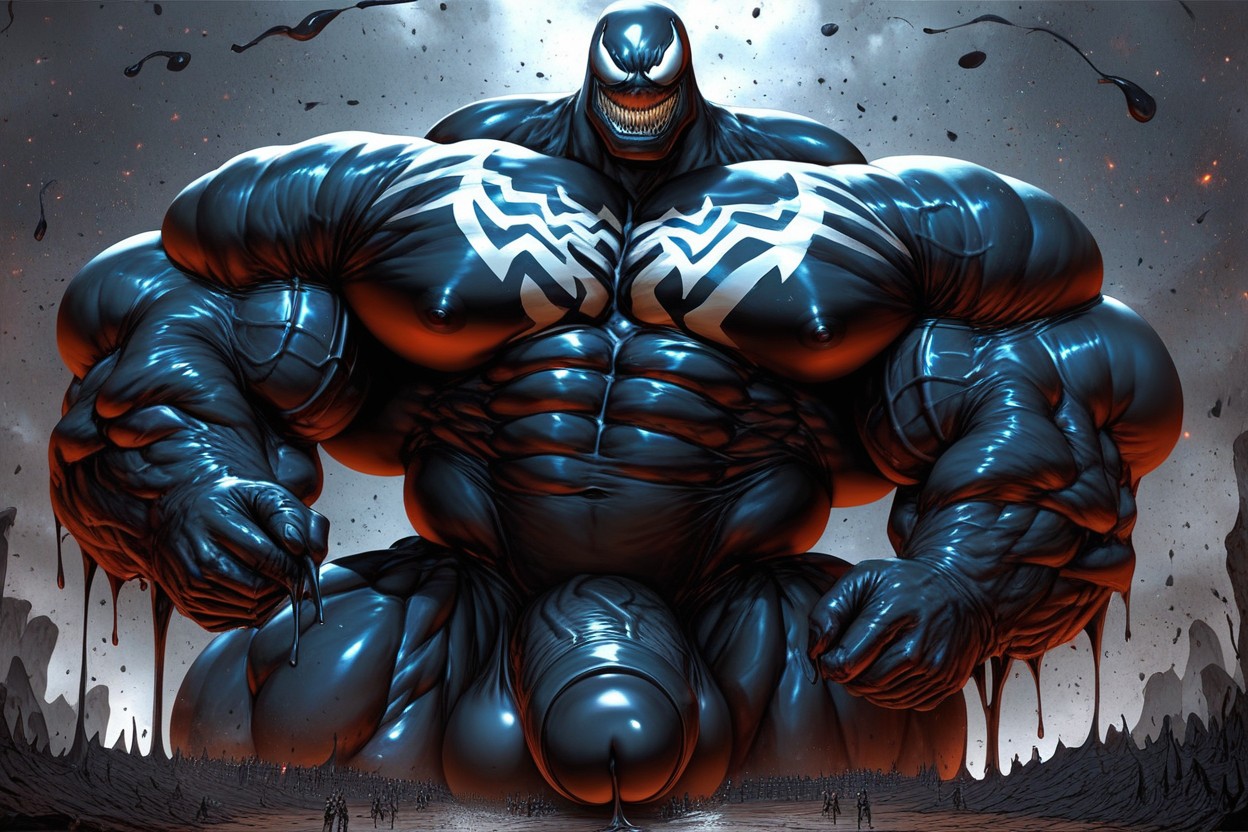 Enormous Bulging Chest And Arms, Stubble, Bunda Extremamente Grande Pornografia gay com IA