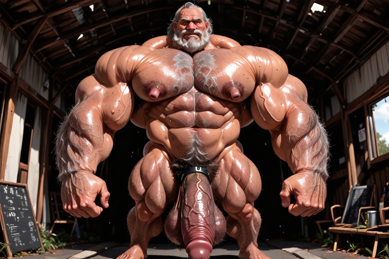 Ultra Hairy Chests, Saggy Heavy Hairy Balls, Extreme Hairy Abs ゲイAIポルノ