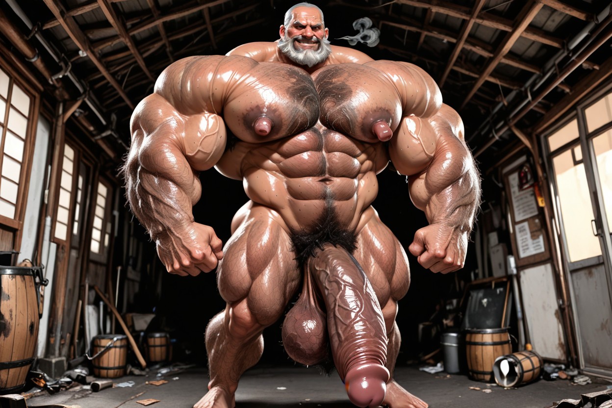 Tanned Skin, Extreme Hairy Abs, Stiff Nipples AI同性戀黃片