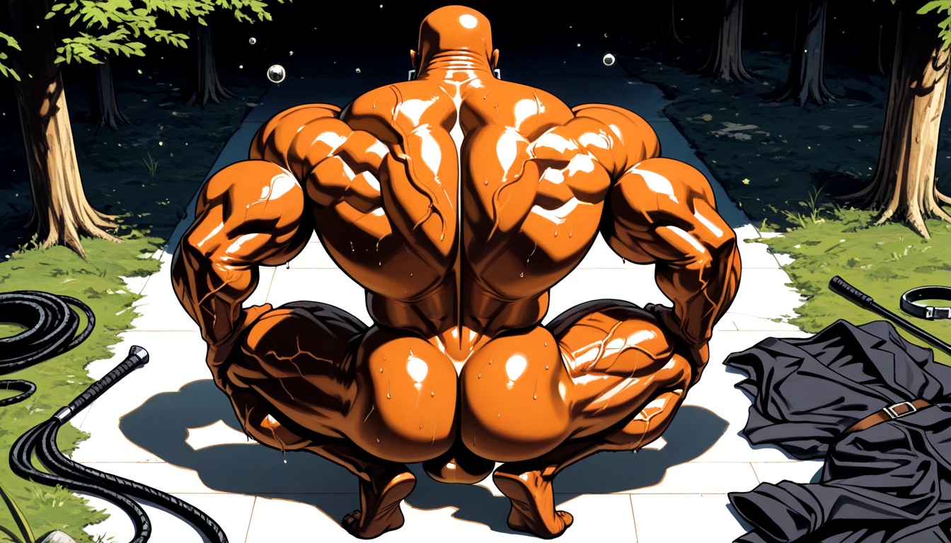 Low Hanging Balls, Huge Balls, Long Strong Neck ゲイAIポルノ