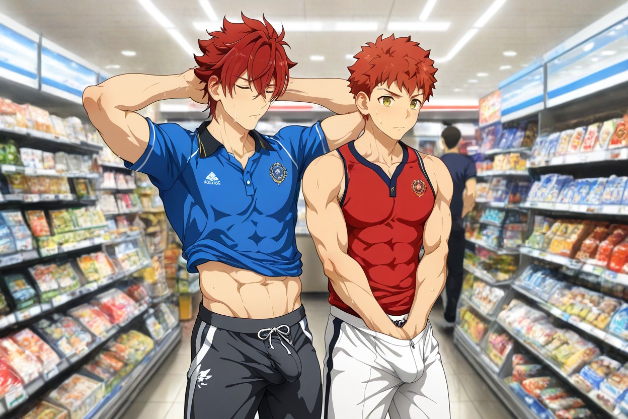 Jock, Two Men, 双人图 AI同性恋黄片