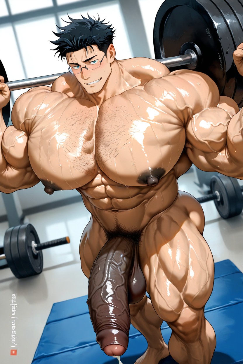 25+, God Physique, Giant Penis ゲイAIポルノ