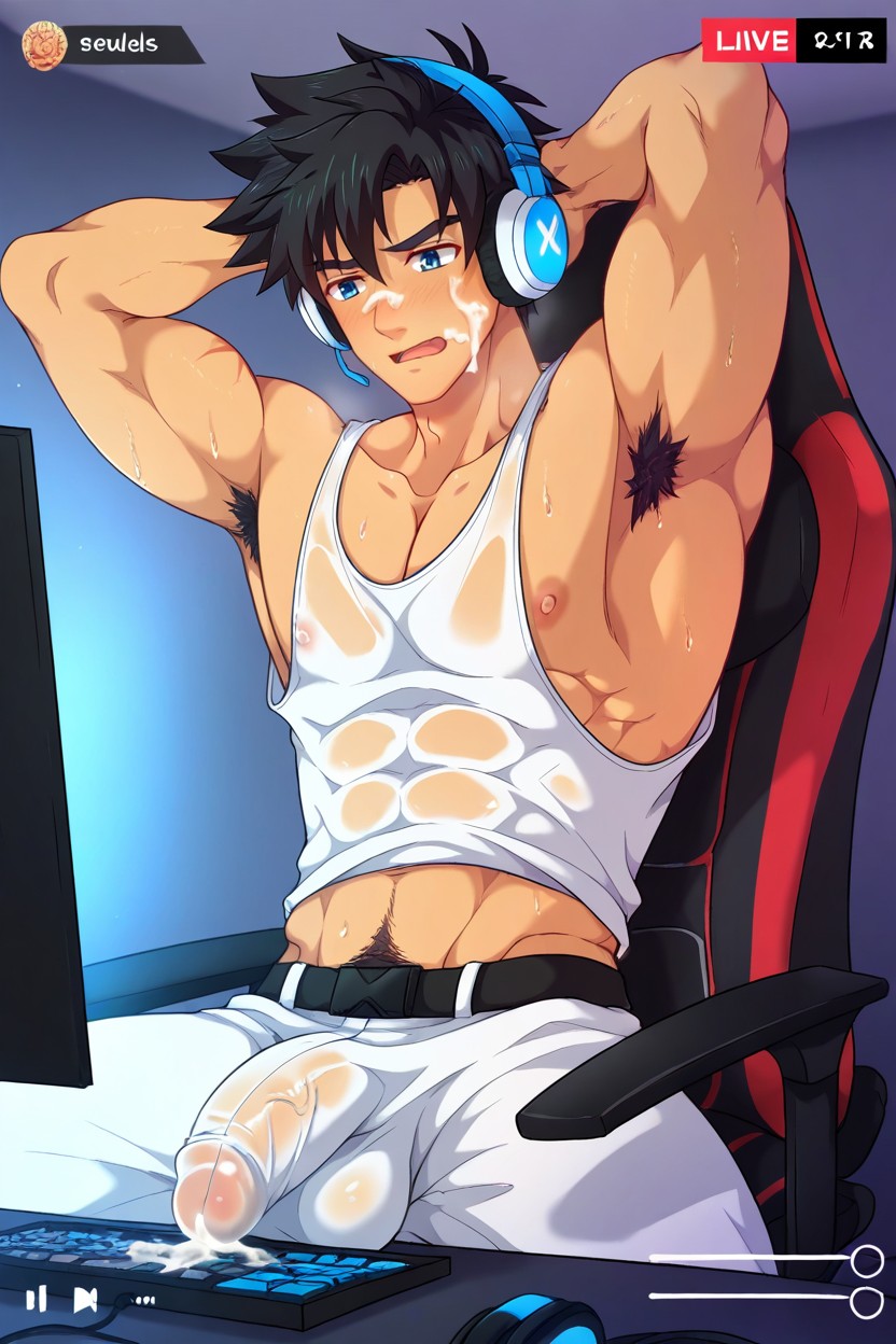 Nyuudles, Massive Sized Penis, Not Paying Attention ゲイAIポルノ