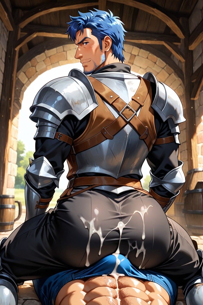 Disney Art Style, Straddling Crotch, Gay Males Only ゲイAIポルノ