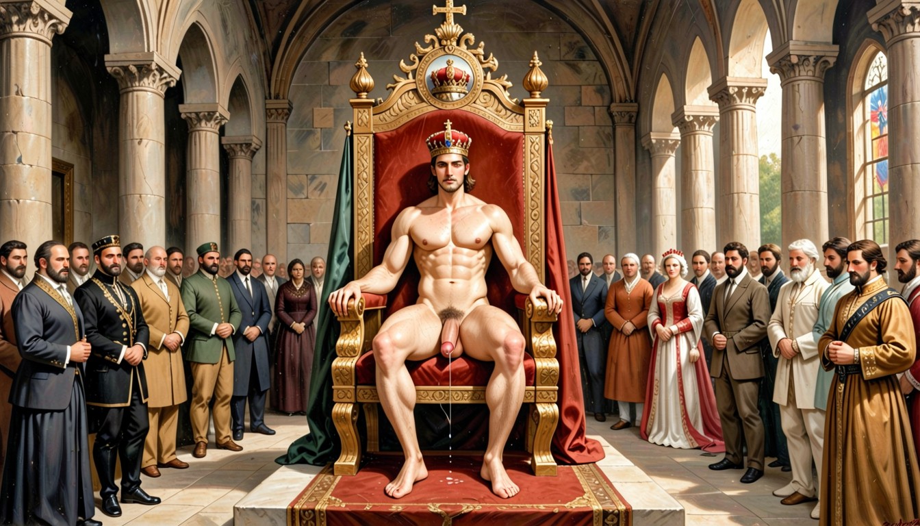King, Fairytale, Naked Prince AI Gay Porn