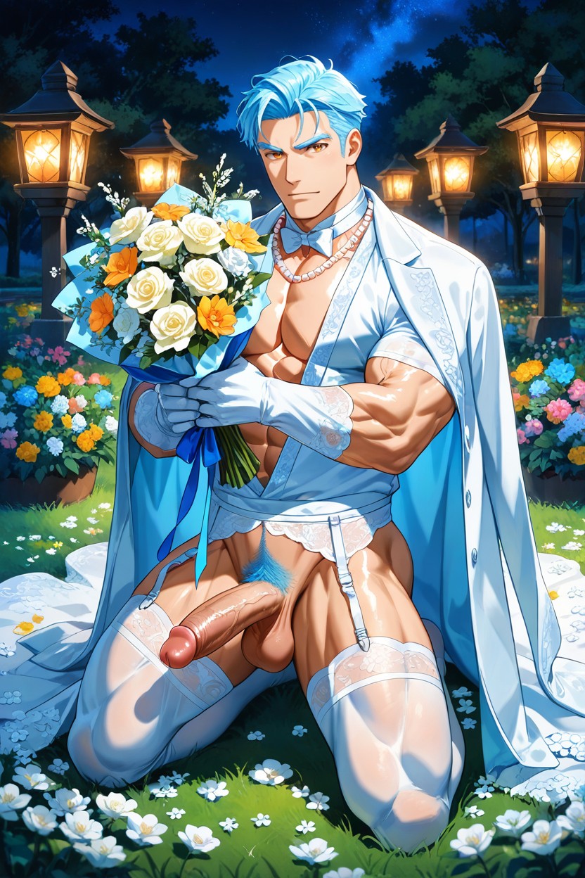 Holding A Bouquet, 小, Kneeling AI同性戀黃片