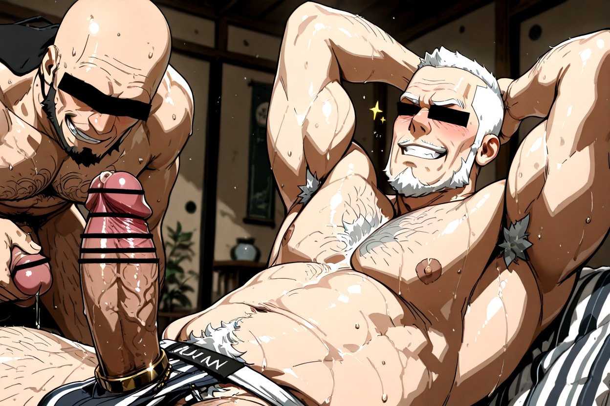 トップレス, Cock Slip, Sharp Eyes Looking At Viewer ゲイAIポルノ