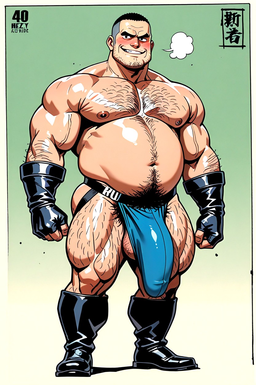 Highly Detailed Jock Strap, Naked Besides Jockstrap, Man AI同性戀黃片