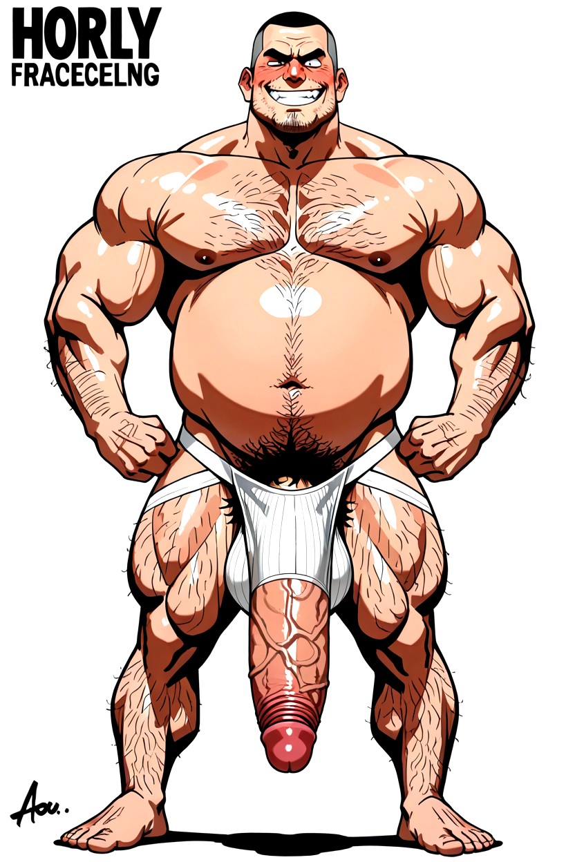 パンツ, Horny, Man ゲイAIポルノ
