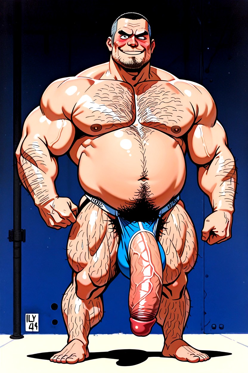 Dimly Lit, Looking At Viewer, Blue Hour AI Gay Porn