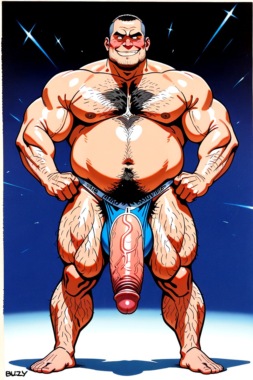 Excessively Hairy Belly, Excessive Body Hair, 大胡子 AI同性戀黃片