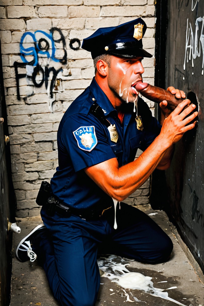 Drooling Mouth, Muscular Masculine Man, Deep Throat AI同性戀黃片